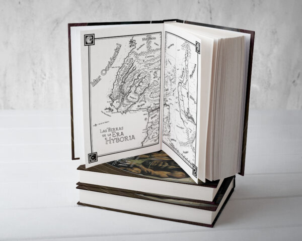 conan de cimmeria vol.1 de portal ediciones libro abierto mapa era hyboria de conan